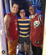 Troy Iwata as Jeremy, with Anthony Chatmon and Cameron Bond as Michael and Jake