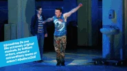 Rich dancing and being happy