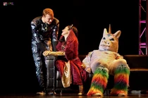 Christine and Jeremy at the Halloween party