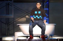 Michael in the Bathroom