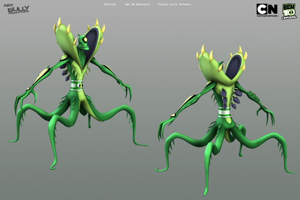 3D file Ben 10 Omniverse - Wildvine 3d model 🦸・3D printer design