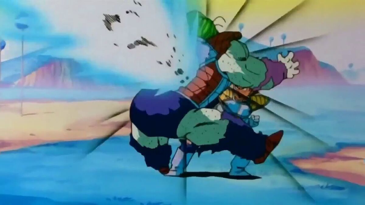 Zarbon Catches Vegeta Vs Escaping Successfully