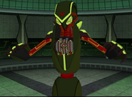 Giant Vilgax Destroyer in the Extras Menu