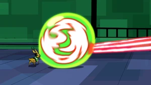 Absorción de energía (vía bola de plasma).