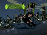 Stinkfly's stink comes from the oils he secretes to keep his exoskeleton joints moving