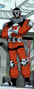 Fistrick in a spacesuit in Breakpoint without a helmet