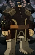 Ishiyama in a full-size suit in the Original Series