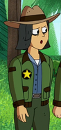 Mel in a ranger disguise