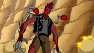 Rojo fused with Vilgax's drone