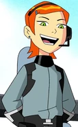 Gwen in a Plumber suit in the Original Series