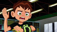 Omnitrix's core colors are inverted