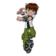 Ben 10: Omniverse - 11-year old Ben about to use the Omnitrix