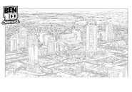 Billions Tower Line Art