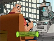 See the little alien in the UFO hanging from the rearview mirror?