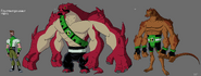 Fourmungousaur Concept Art