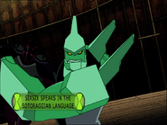 SixSix speaks in the Sotoroggian language