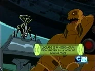 Upgrade is a Mechomorph from Galvan B - a moon of Galvan Prime