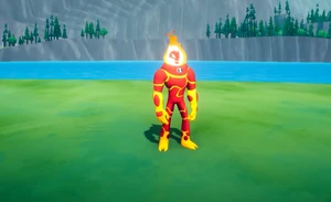 Heatblast in Power Trip