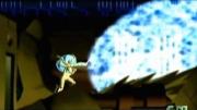 Iceado deteniendo a vilgax com todas sus fuersas
