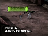 Mechamorphs can't "upgrade" living beings, making the merge with Ben's DNA incomplete. That's why he speaks with Ben's voice