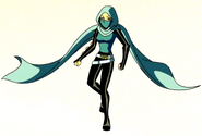 Gwendolyn wearing a blue mask in Ben 10,000