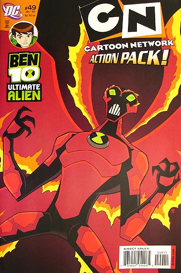 Ben 10 Supremacia-Alien  1 Ano do Melhor: O volume 5 na contra capa