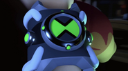 The Omnitrix has two buttons