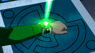 The Omnitrix with its appearance prior to the recalibration