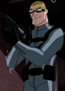 Jack in his silver wetsuit (no mask)