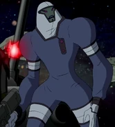 Myaxx in a spacesuit