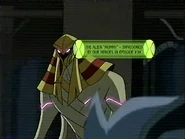 The alien "mummy" imprisoned by our heroes in episode #34