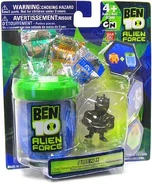 Alien X Planetary Powder toy out of packaging
