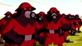 Masked Red Soldiers