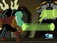 Ben unlocked Cannonbolt after Kevin absorbed the Omnitrix so he's new to Kevin