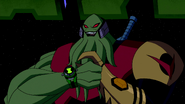 Vilgax wearing the Omnitrix in The Final Battle: Part 2