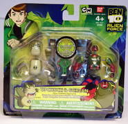 Gorvan and Upchuck Alien Creation Chamber toys in packaging