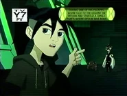During one of his escapes, Kevin fled to the colony on Saturn and started a family. That's where Devlin was born