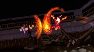 Flame-Enhanced Kicks