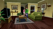 The living room in Alien Force and Ultimate Alien