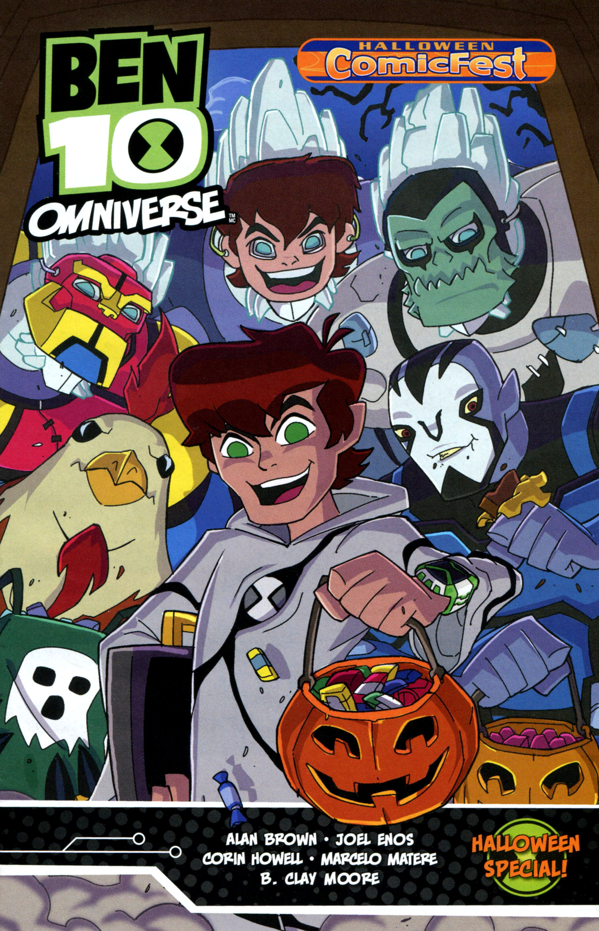 Ben 10 Supremacia-Alien  1 Ano do Melhor: O volume 5 na contra capa