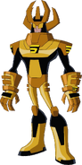 Clyde with the Cincotrix in armor form