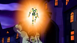 Emisión de luz (fuera del traje).