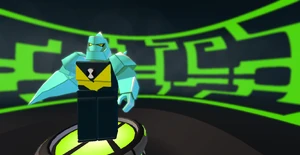 Blocky Diamondhead in Super Hero Time