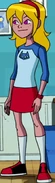 Young Lucy's human form in Gwen's shirt in Omniverse
