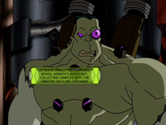 Zs'Skayr finally encountered Myaxx, Azmuth's assistant, collecting samples with the Omnitrix on Flors Verdance