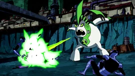 Disparo de gosma explosiva