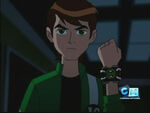 Ben wearing the old omnitrix