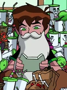 16-year-old Ben with a fake beard in It's a Mad, Mad, Mad Ben World: Part 1