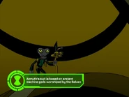 Azmuth suit's is based on ancient machine gods worshiped by the Galvan