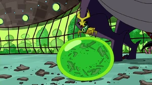 Absorción de materia (vía bola de plasma).